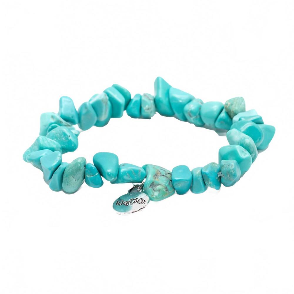 NEW WEST & CO. women's flynt stretch bracelet in turquoise